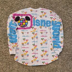 Disney World WDW 50th Vault Mickey Ear Balloons Spirit Jersey M